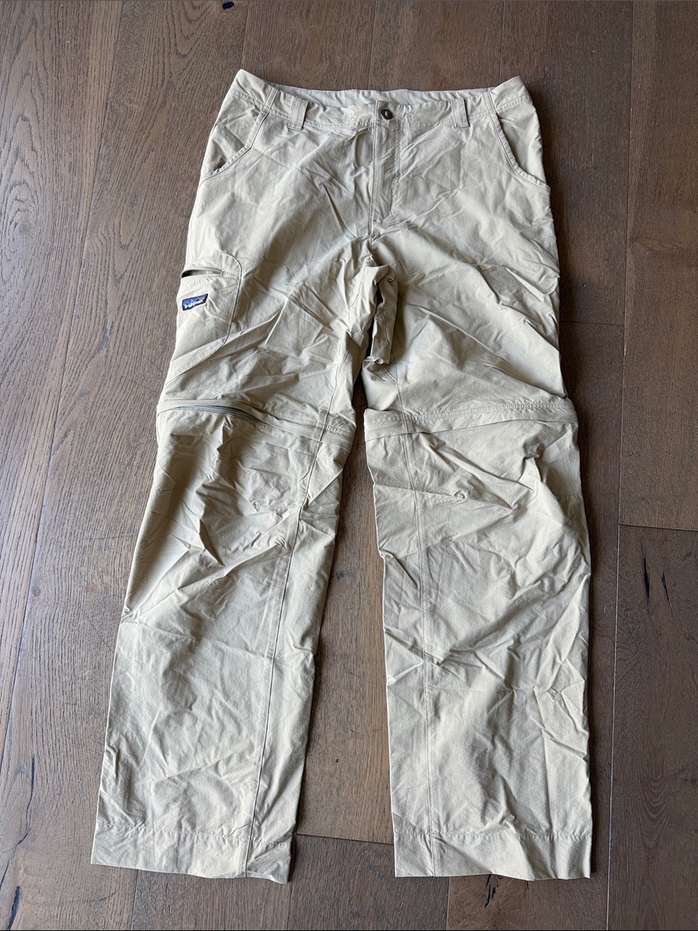 Patagonia Men’s Cargo Zip-Off Pants — Light Khaki